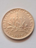 Francja 1 Frank Trzecia Republika 1917 r Francja 1 Frank Trzecia Republika 1917 r