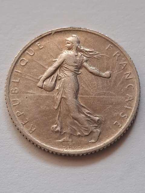 Francja 1 Frank Trzecia Republika 1915 r Francja 1 Frank Trzecia Republika 1915 r
