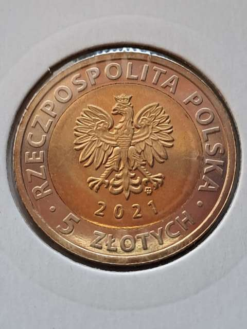 5 zł Brama Żuraw 2021 r