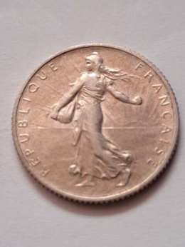 Francja 1 Frank Trzecia Republika 1918 r