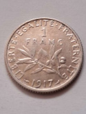 Francja 1 Frank Trzecia Republika 1917 r Francja 1 Frank Trzecia Republika 1917 r