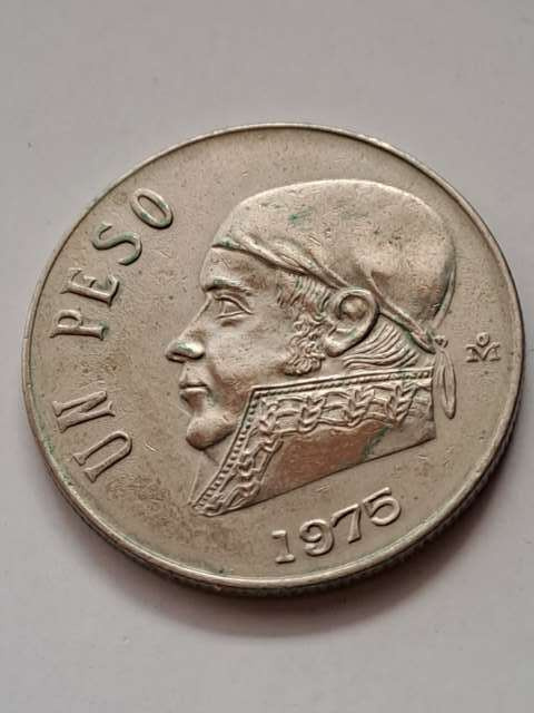 Meksyk Un Peso 1975 r Meksyk Un Peso 1975 r