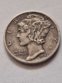 USA 10 Centów Mercury 1943 r USA 10 Centów Mercury 1943 r