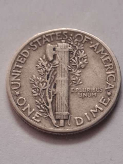 USA 10 Centów Mercury 1945 r USA 10 Centów Mercury 1945 r