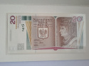 Banknot 20 zł Jan Długosz 2015 r niszy numer stan UNC Banknot 20 zł Jan Długosz 2015 r niszy numer stan UNC
