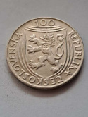 Czechosłowacja 100 Koron Gottwald (1921 1951 ) r Czechosłowacja 100 Koron Gottwald (1921 1951 ) r