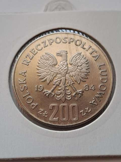 200 zł Igrzyska Olimpijskie Sarajewo 1984 r nikiel