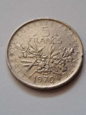 Francja 5 Franków 1970 r Francja 5 Franków 1970 r