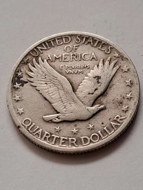 USA 1/4 Dollara Stojąca Wolność 1918 r USA 1/4 Dollara Stojąca Wolność 1918 r