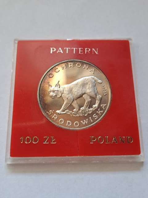 100 zł Ochrona Środowiska - Ryś 1979 r próba