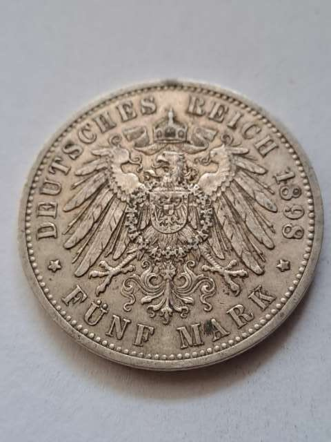 Niemcy 5 Marek Prusy 1898 r Niemcy 5 Marek Prusy 1898 r