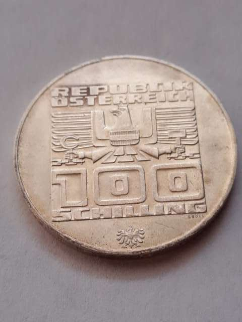 Austria 100 Schilling Innsbruck 1976 r Austria 100 Schilling Innsbruck 1976 r