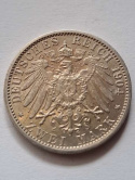 Niemcy 2 Marki Hesja 1904 r Niemcy 2 Marki Hesja 1904 r