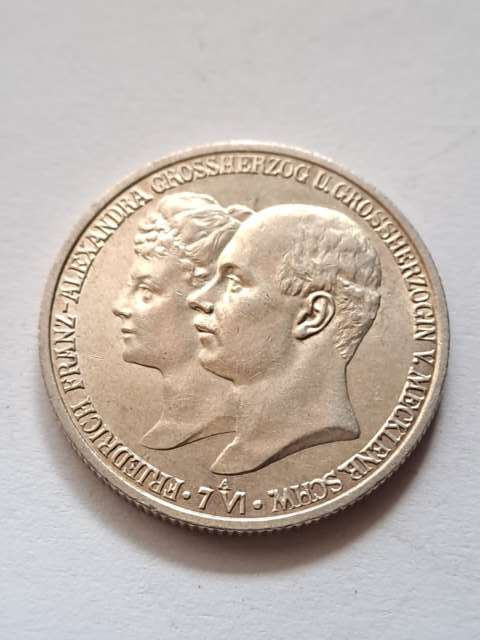 Niemcy 2 Marki Mecklenburg Schwerin 1904 r Niemcy 2 Marki Mecklenburg Schwerin 1904 r