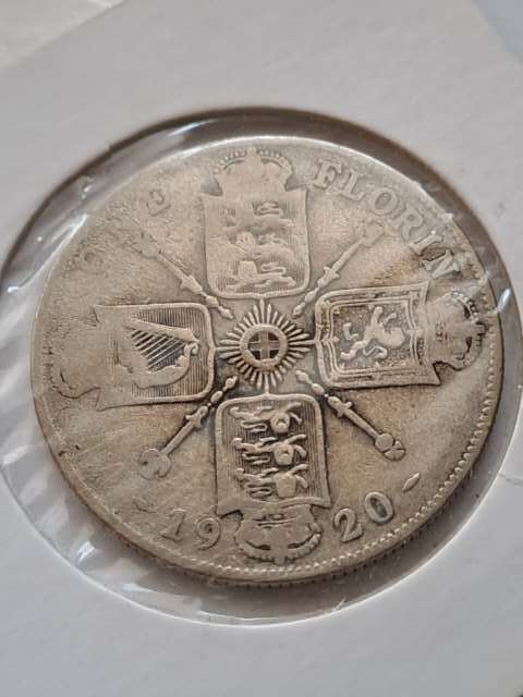 Wielka Brytania 1 Florin Jerzy V 1920 r Wielka Brytania 1 Florin Jerzy V 1920 r