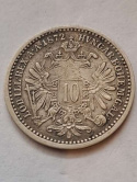 Austria 10 Krajcarow Franciszek Józef I 1872 r Austria 10 Krajcarow Franciszek Józef I 1872 r