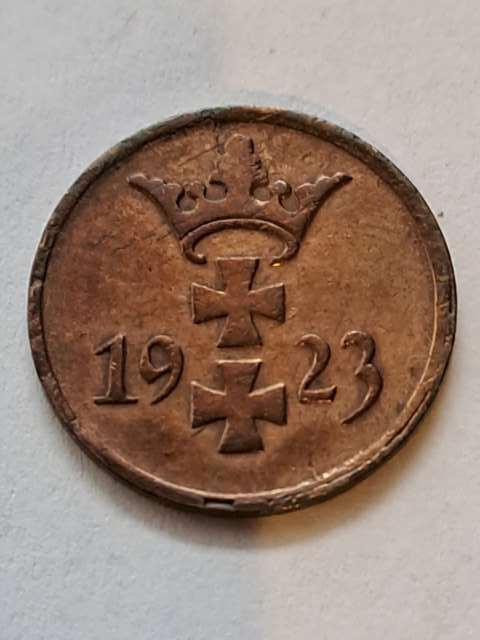 WMG 1 Fenig 1923 r WMG 1 Fenig 1923 r