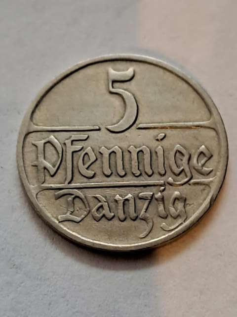WMG 5 Fenigów 1923 r WMG 5 Fenigów 1923 r