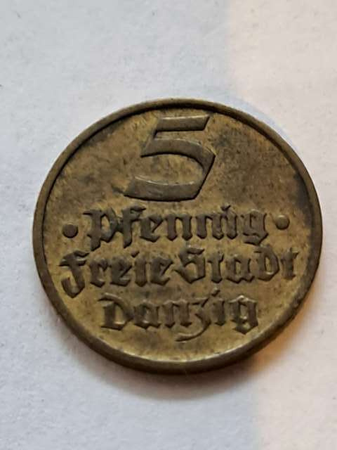 WMG 5 Fenigów 1932 r WMG 5 Fenigów 1932 r
