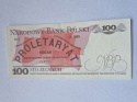 Banknot 100 zł Ludwik Waryński 1988 r seria SZ Banknot 100 zł Ludwik Waryński 1988 r seria SZ