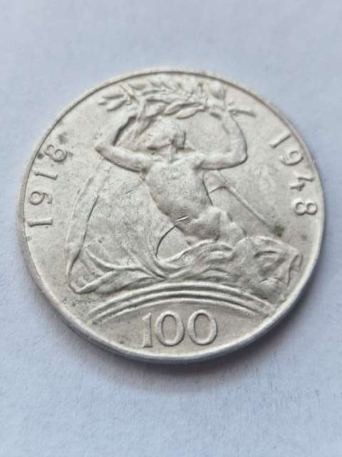 Czechosłowacja 100 Koron 1948 r Czechosłowacja 100 Koron 1948 r