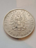 Niemcy 5 Marek von Bayern 1875 r Niemcy 5 Marek von Bayern 1875 r