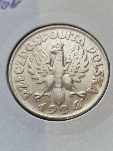 2 zł Żniwiarka 1924 r odwrotka 2 zł Żniwiarka 1924 r odwrotka