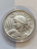 2 zł Żniwiarka 1925 r kropka 2 zł Żniwiarka 1925 r kropka
