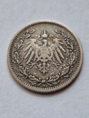 Niemcy 1/2 Marki Wilhelm II 1905 r A Niemcy 1/2 Marki Wilhelm II 1905 r A