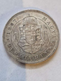 Węgry 1 Forint Franciszek Józef I 1887 r Węgry 1 Forint Franciszek Józef I 1887 r