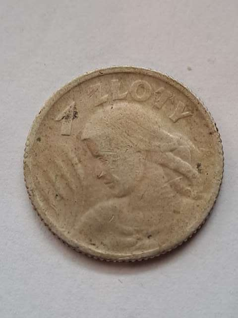 1 zł Żniwiarka 1924 r 1 zł Żniwiarka 1924 r