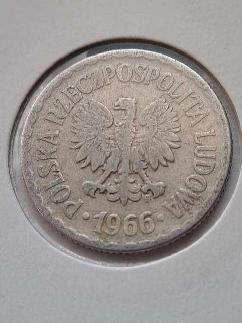 1 złoty 1966 r 1 złoty 1966 r