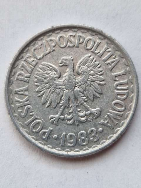 1 złoty 1983 r 1 złoty 1983 r