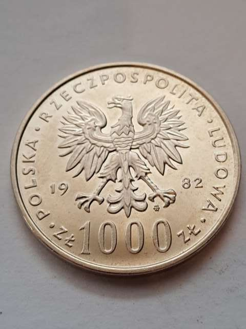 1000 zł Jan Paweł II 1982 r 1000 zł Jan Paweł II 1982 r