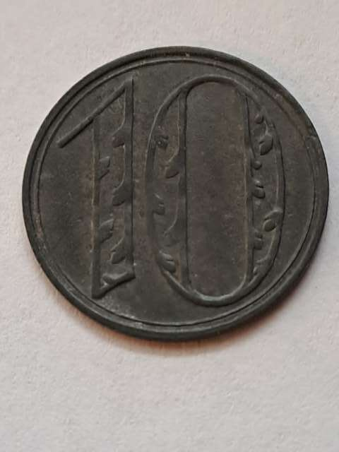 WMG 10 Fenigów Duże Cyfry 1920 WMG 10 Fenigów Duże Cyfry 1920