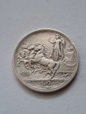 Włochy 2 Liry V. Emanuele 1914 r Włochy 2 Liry V. Emanuele 1914 r