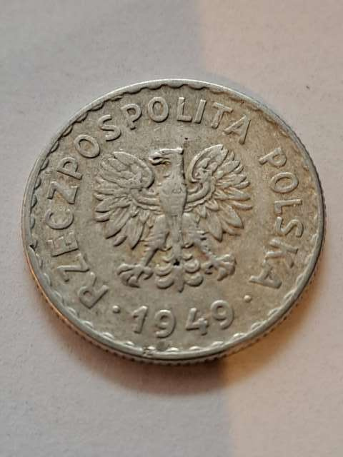 1 złoty 1949 r 1 złoty 1949 r