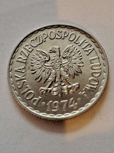 1 złoty 1974 r 1 złoty 1974 r
