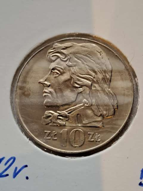 10 zł Tadeusz Kościuszko 1972 r 10 zł Tadeusz Kościuszko 1972 r