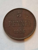 Finlandia 1 Penni Mikolaj II 1906 r Finlandia 1 Penni Mikolaj II 1906 r
