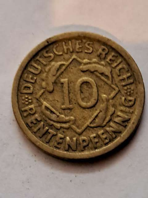 Niemcy 10 Pfenning 1924 r G Niemcy 10 Pfenning 1924 r G