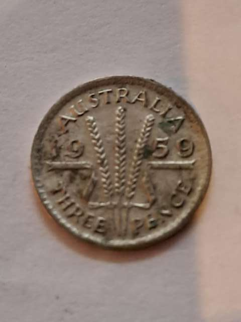 Australia 3 pensy 1959 r Australia 3 pensy 1959 r