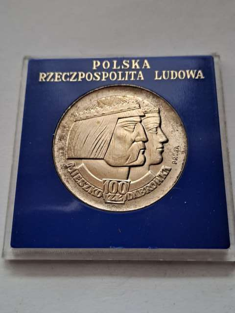 100 zł Mieszko i Dąbrówka 1966 r próba 100 zł Mieszko i Dąbrówka 1966 r próba