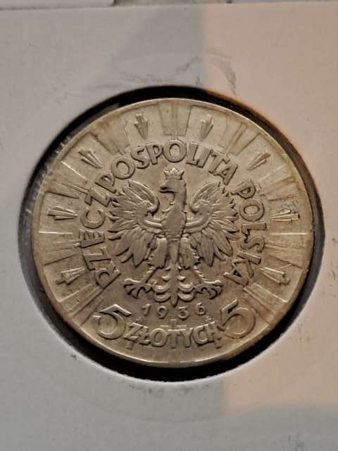 5 zł Józef Piłsudski 1936 r 5 zł Józef Piłsudski 1936 r
