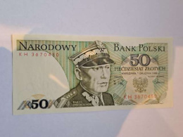 Banknot 50 zł Karol Świerczewski 1988 r seria KH