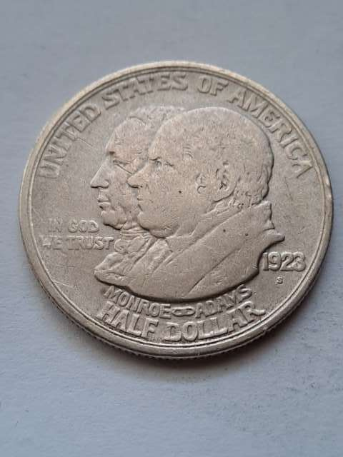 USA 1/2 Dollara Doktryna Monroea 1923 r USA 1/2 Dollara Doktryna Monroea 1923 r