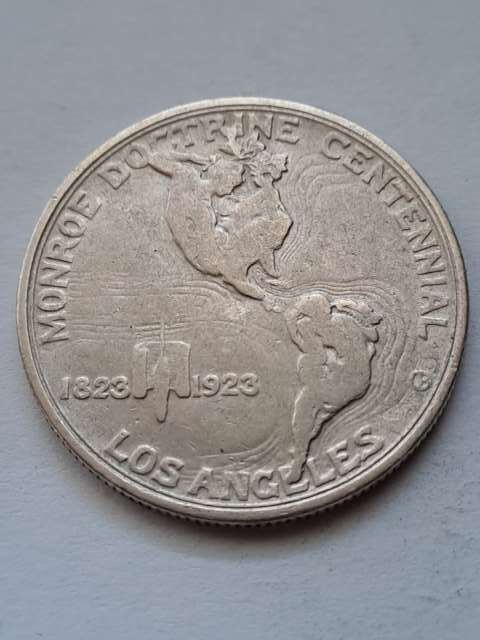 USA 1/2 Dollara Doktryna Monroea 1923 r USA 1/2 Dollara Doktryna Monroea 1923 r