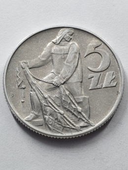 5 zł Rybak 1960 r