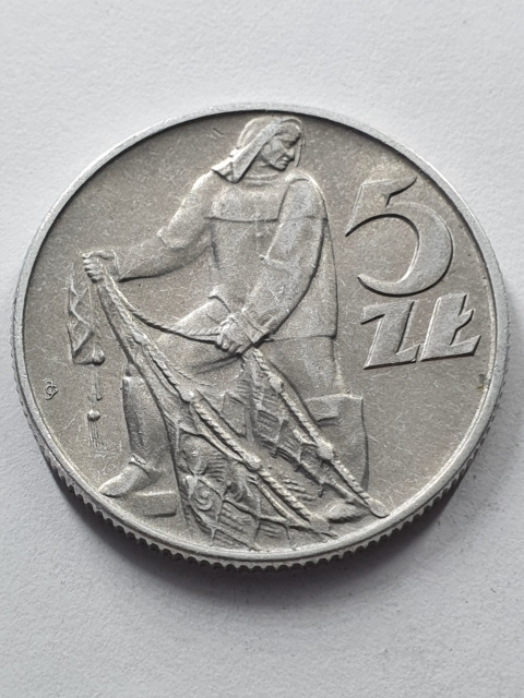 5 zł Rybak 1960 r