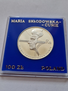 100 zł Maria Skłodowska 1974 r